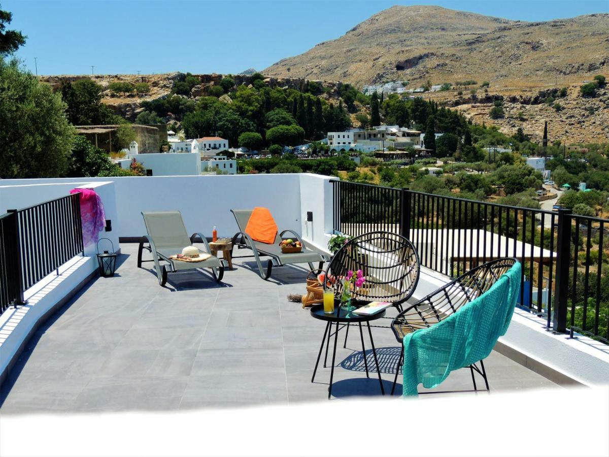 Lindos Aktaia Villa Buitenkant foto