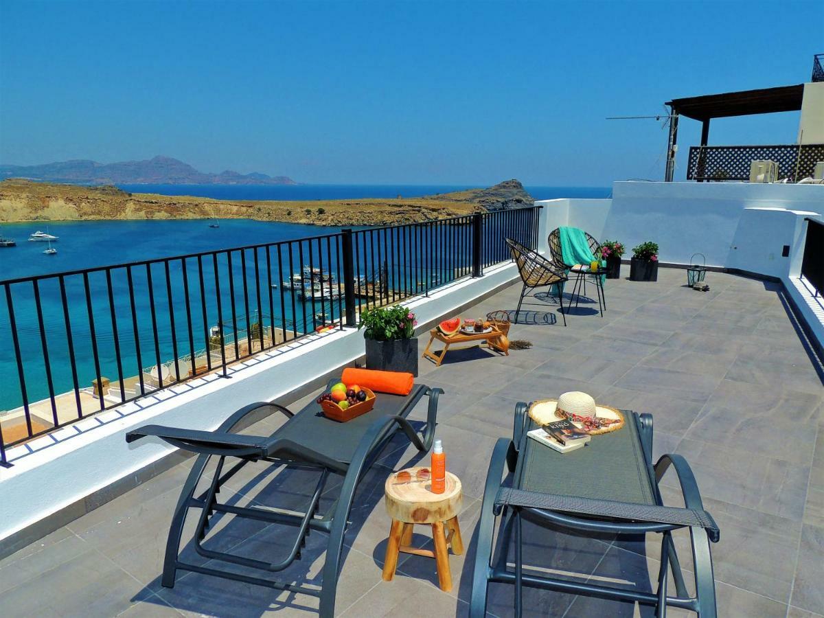 Lindos Aktaia Villa Buitenkant foto