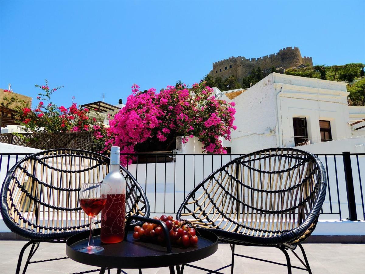 Lindos Aktaia Villa Buitenkant foto