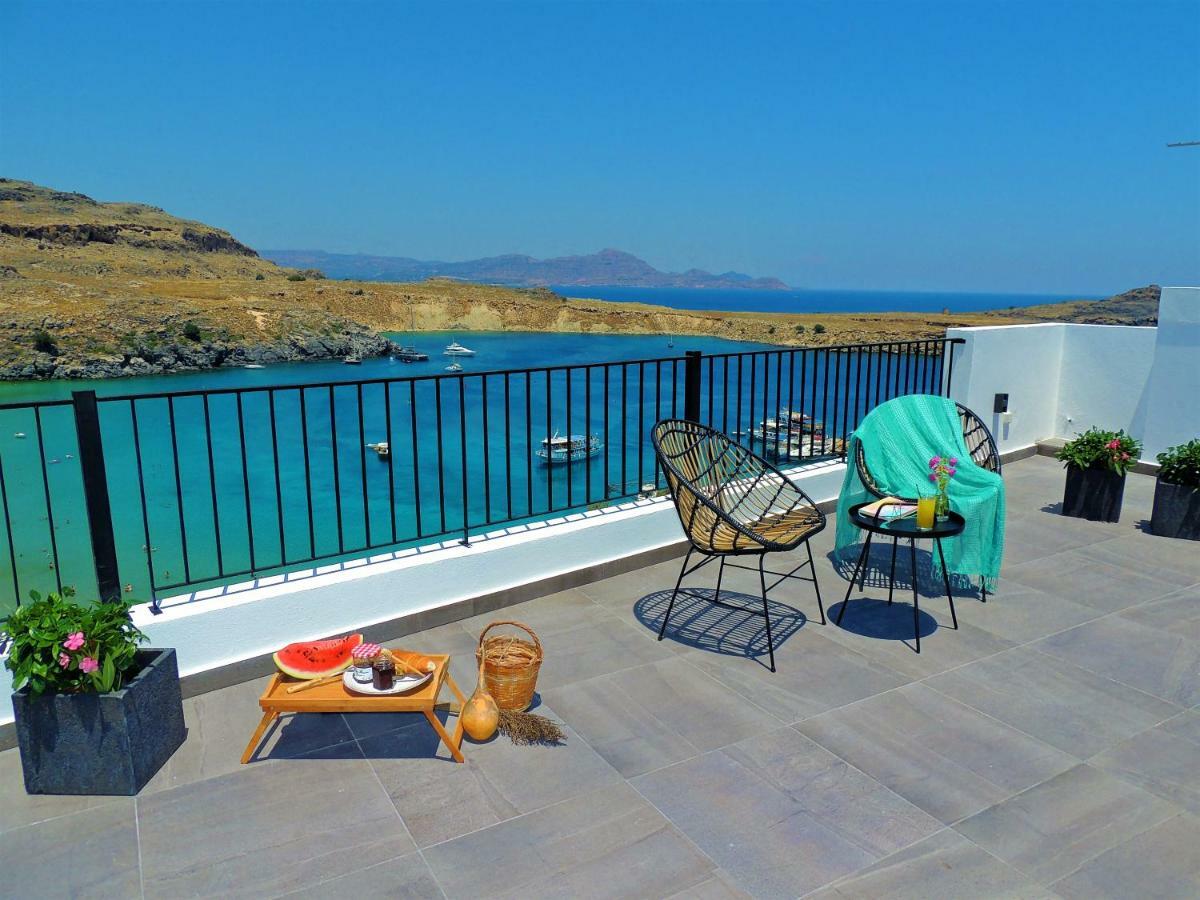 Lindos Aktaia Villa Buitenkant foto