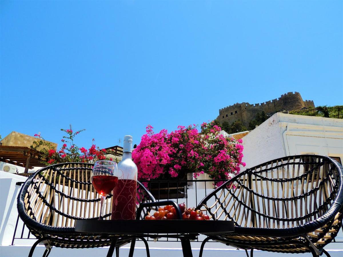 Lindos Aktaia Villa Buitenkant foto