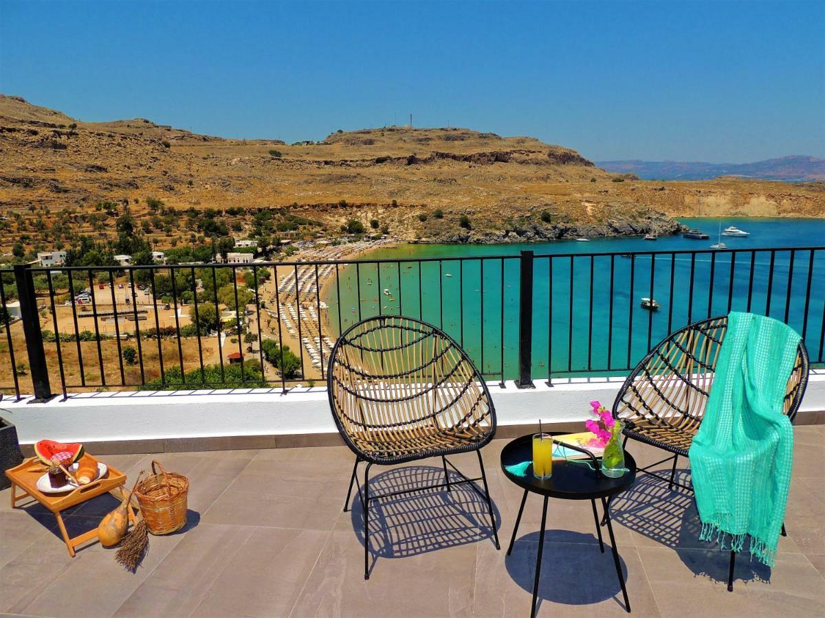 Lindos Aktaia Villa Buitenkant foto